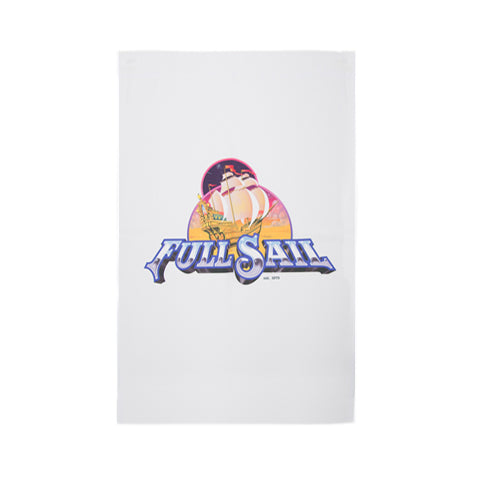 Vertical Ship Flag - White