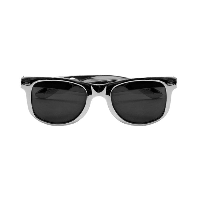 Wayfarer Sunglasses - Metallic Silver