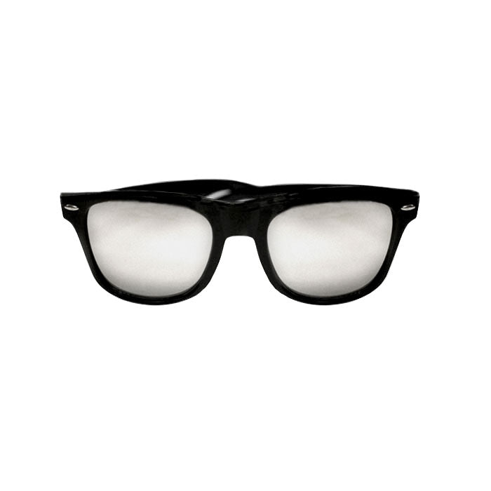 Wayfarer Sunglasses - Silver Mirrored Lenses