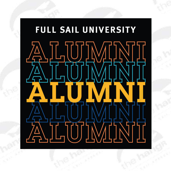 Alumni Retro Stroke Decal