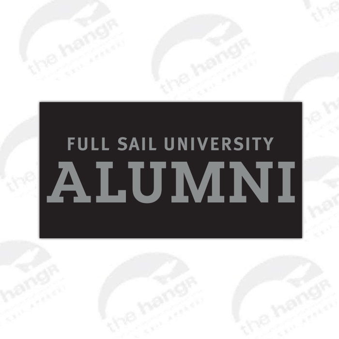 Alumni Bumper Sticker - Silver