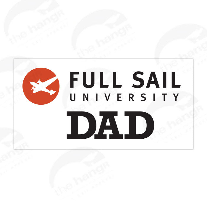 Dad Decal - White