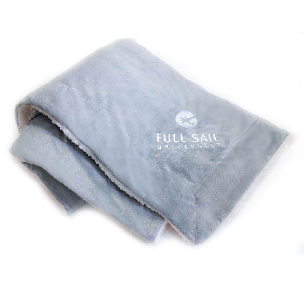 Faux Fur Throw - Gray