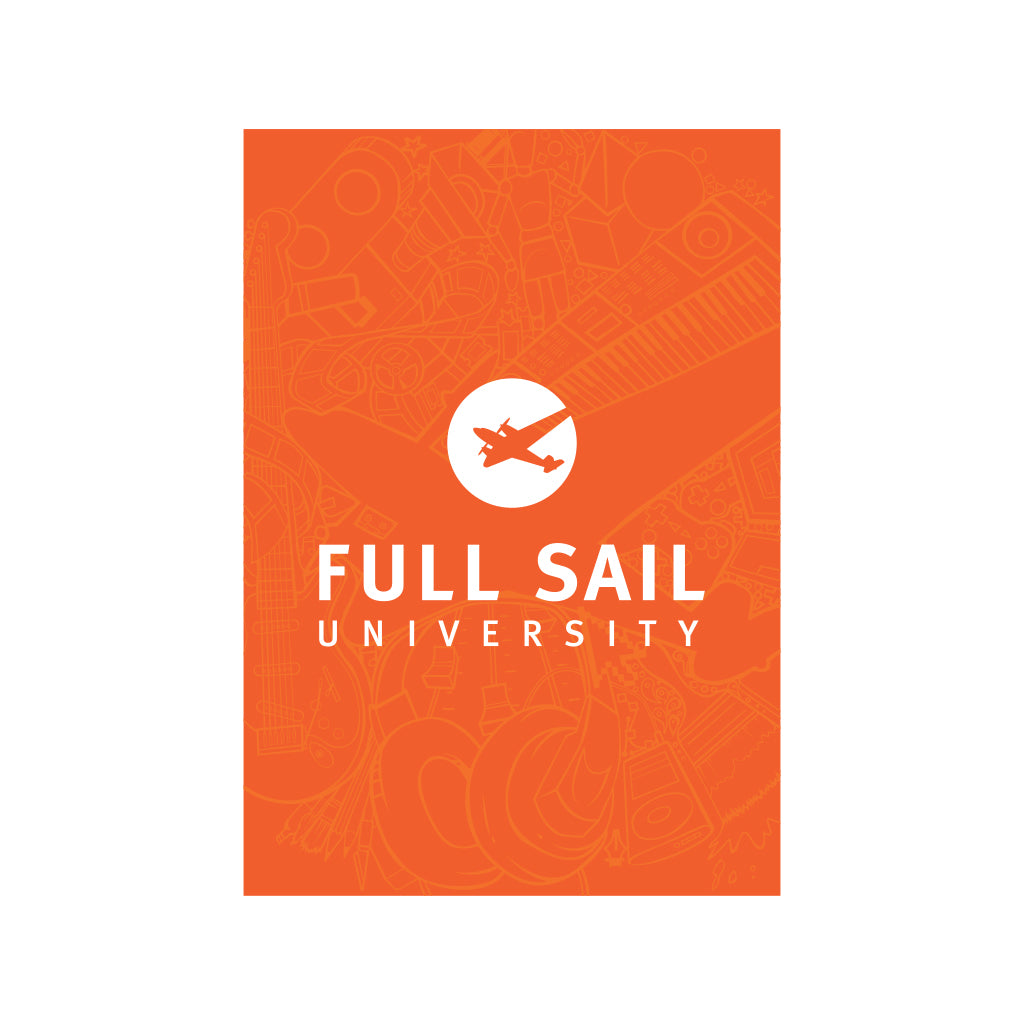 Vertical Banner Flag - Orange