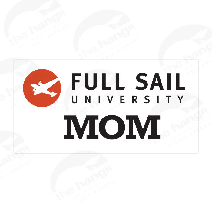 Mom Decal - White