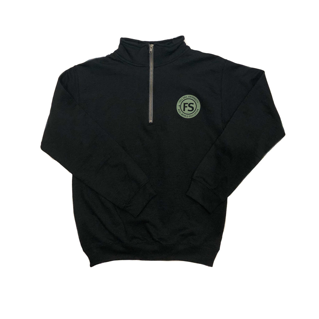 ¼ Zip P/O – Graphite Heather