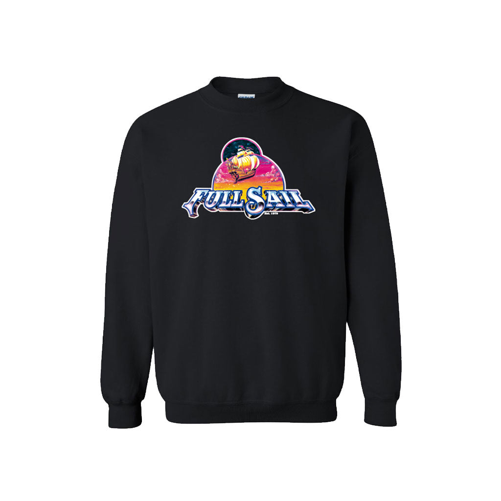 Vintage Ship Crewneck - Black