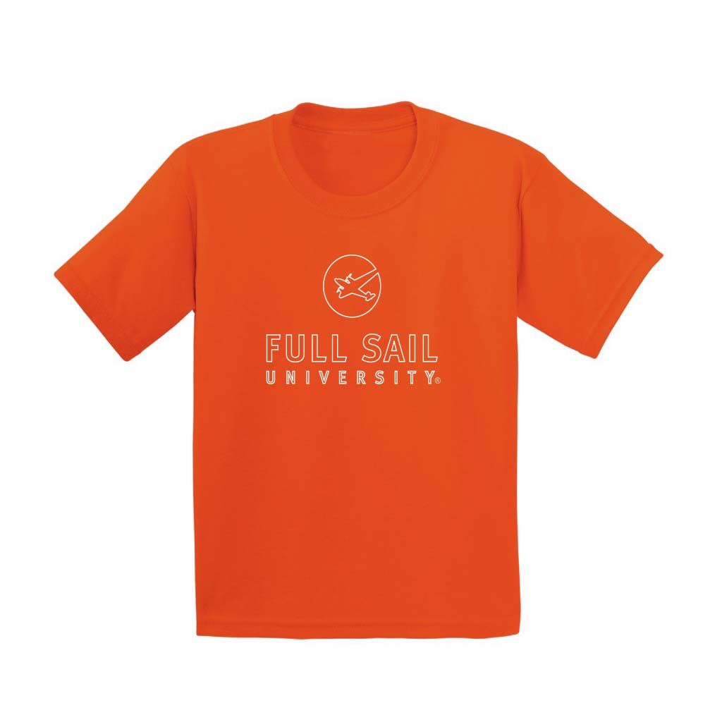 Wireframe Tee - Orange
