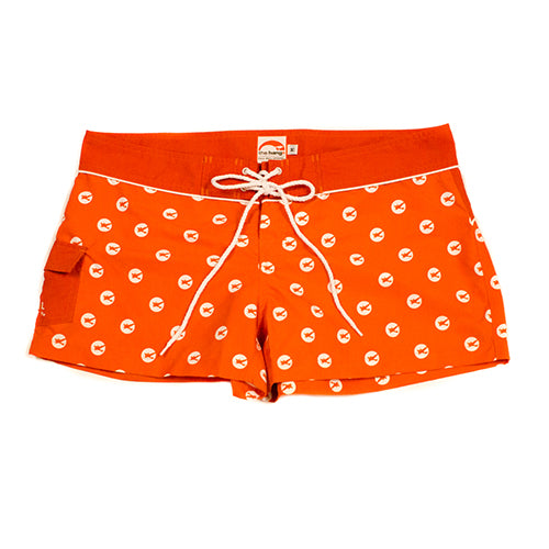 Women's Board Shorts - Orange