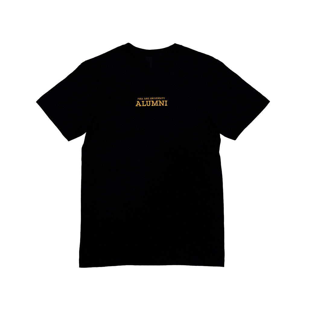Alumni Embroidered Tee - Black