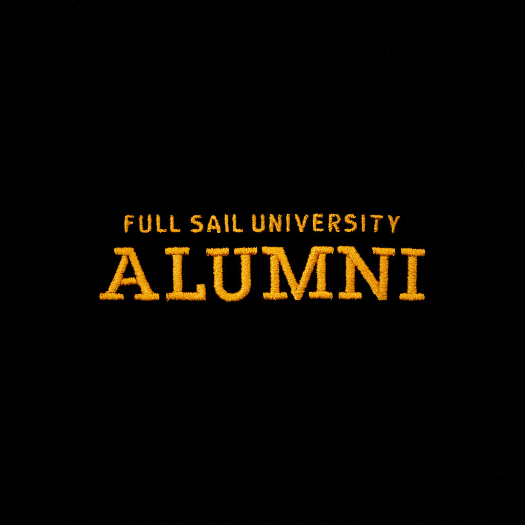 Alumni Embroidered Tee - Black
