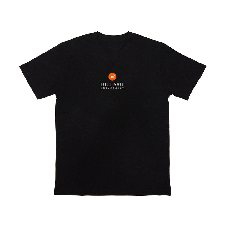 Heavyweight Embroidered Tee - Black