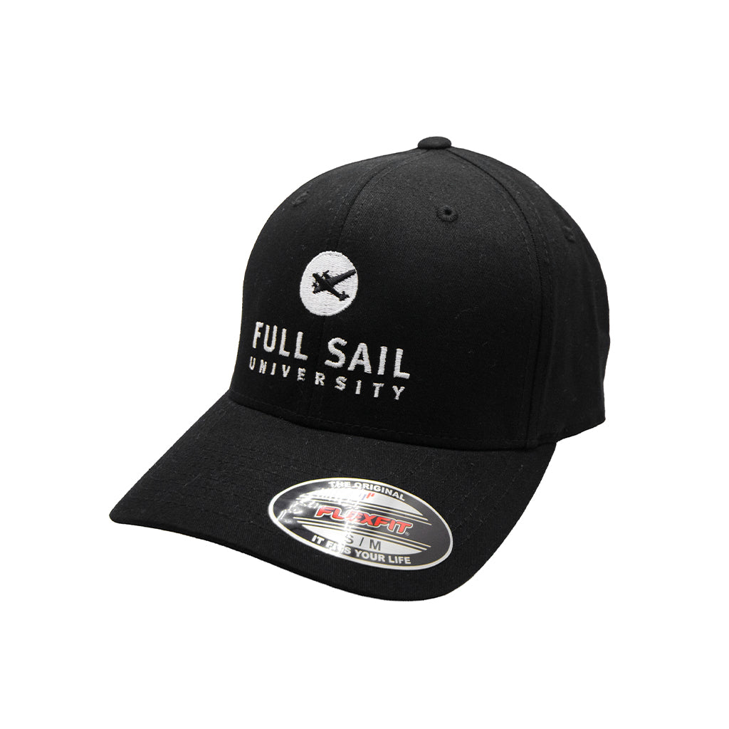 Flex Fit Stacked Hat - Black