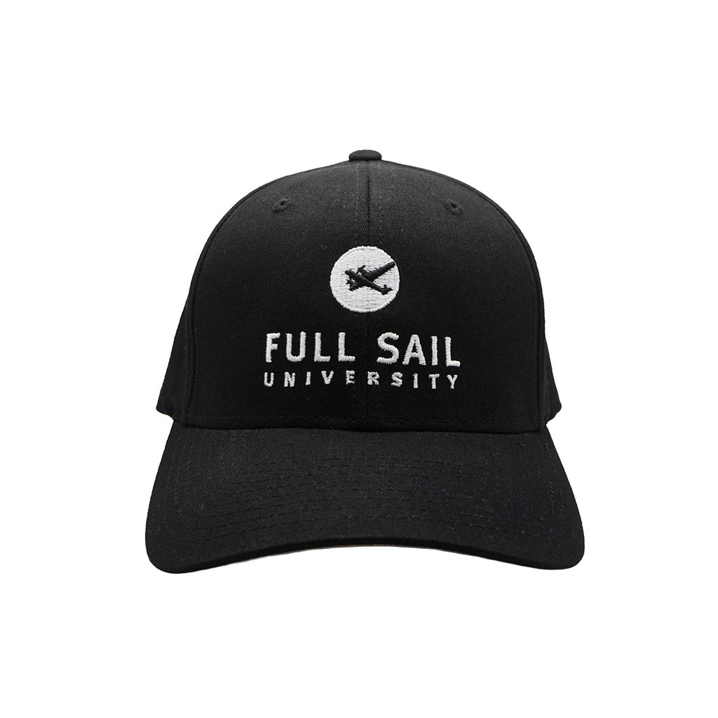 Flex Fit Stacked Hat - Black