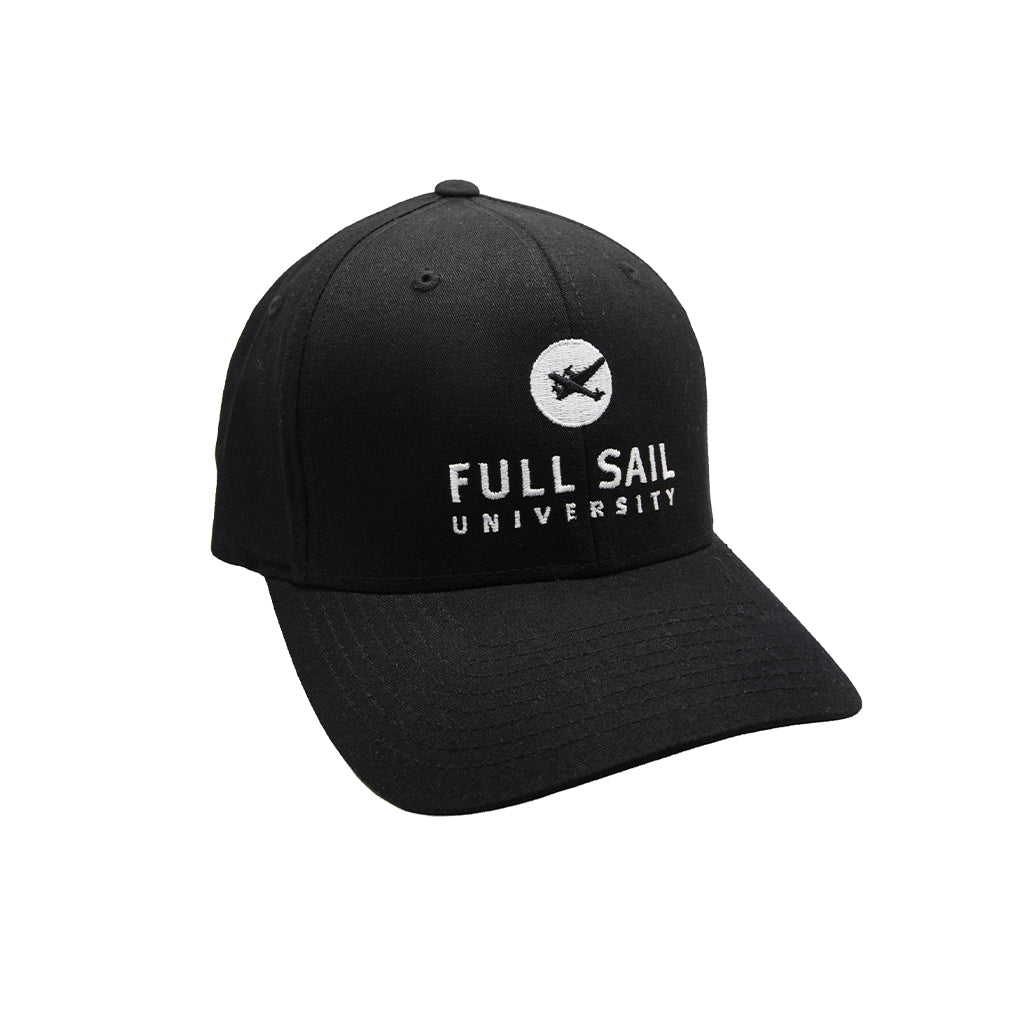 Flex Fit Stacked Hat - Black