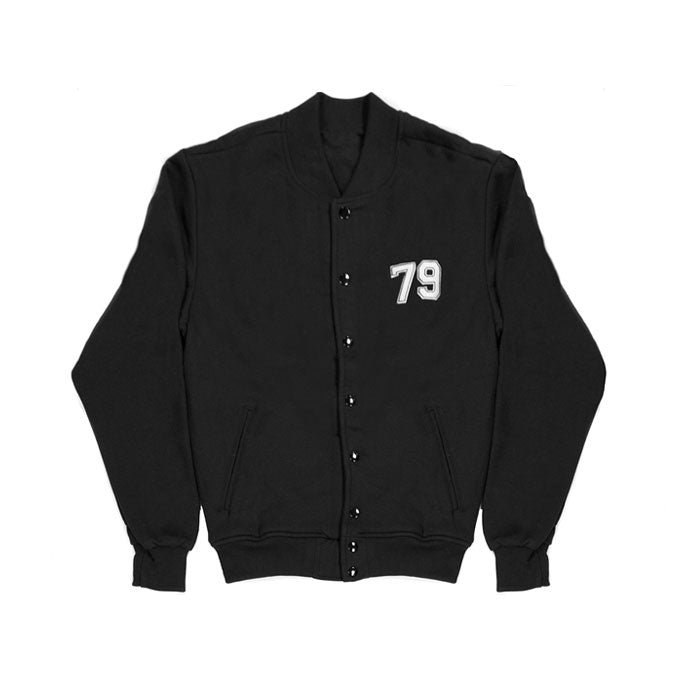 American Apparel Varsity Jacket - Black